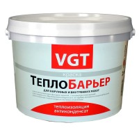 Краска "Теплобарьер", 2 л, теплоизоляционная ВД-АК-1180, VGT / ВГТ
